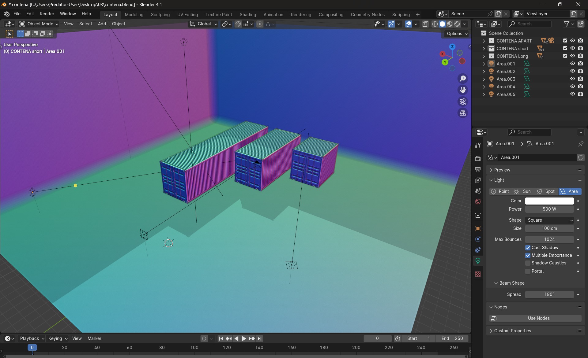Realistic 3D Container Model for Visual Projects 3D model_5