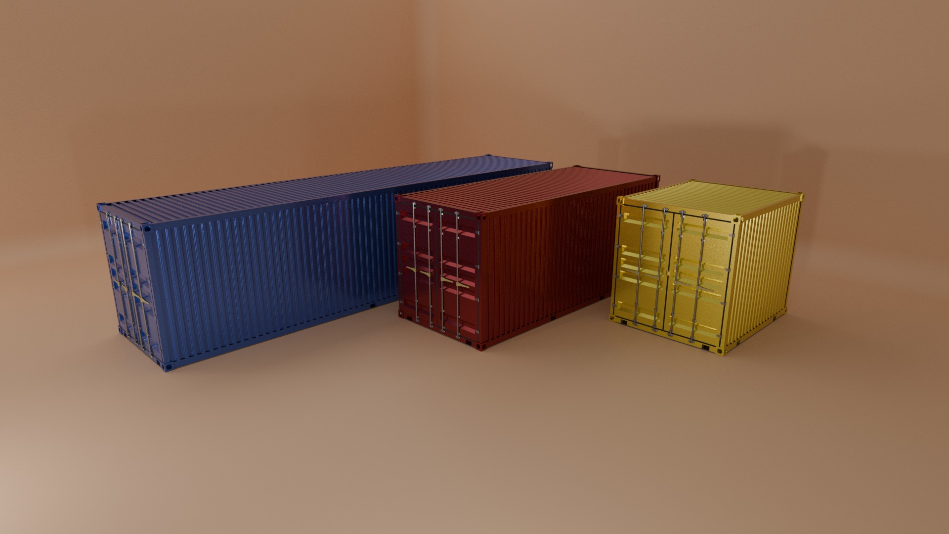Realistic 3D Container Model for Visual Projects 3D model_3