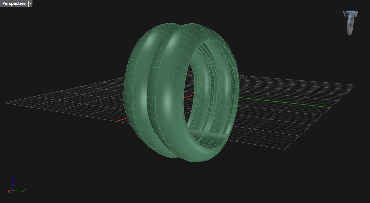 free form ring N17 3D print model_5
