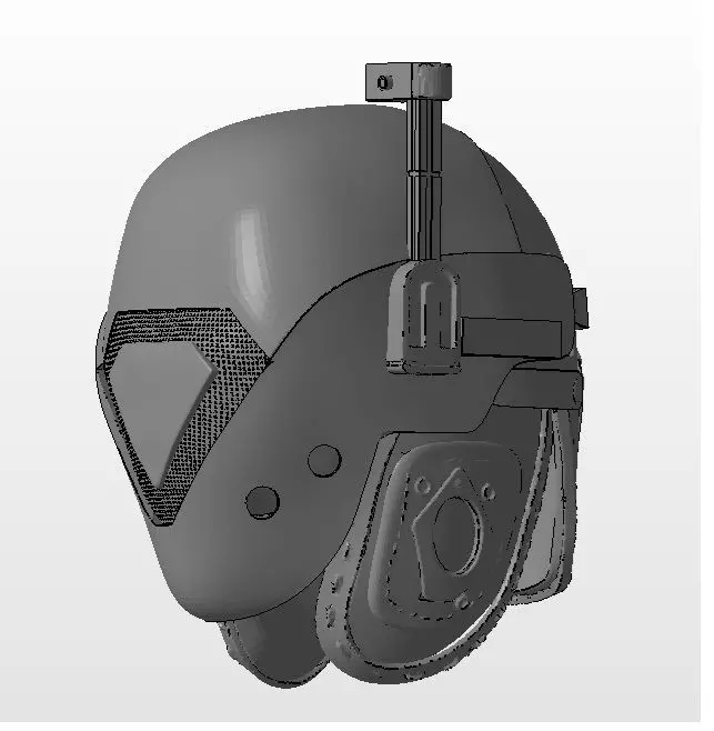 Tam Posla Helmet 3D print model