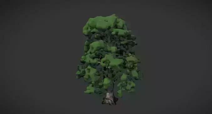 Majestic Sapling tree 3D model