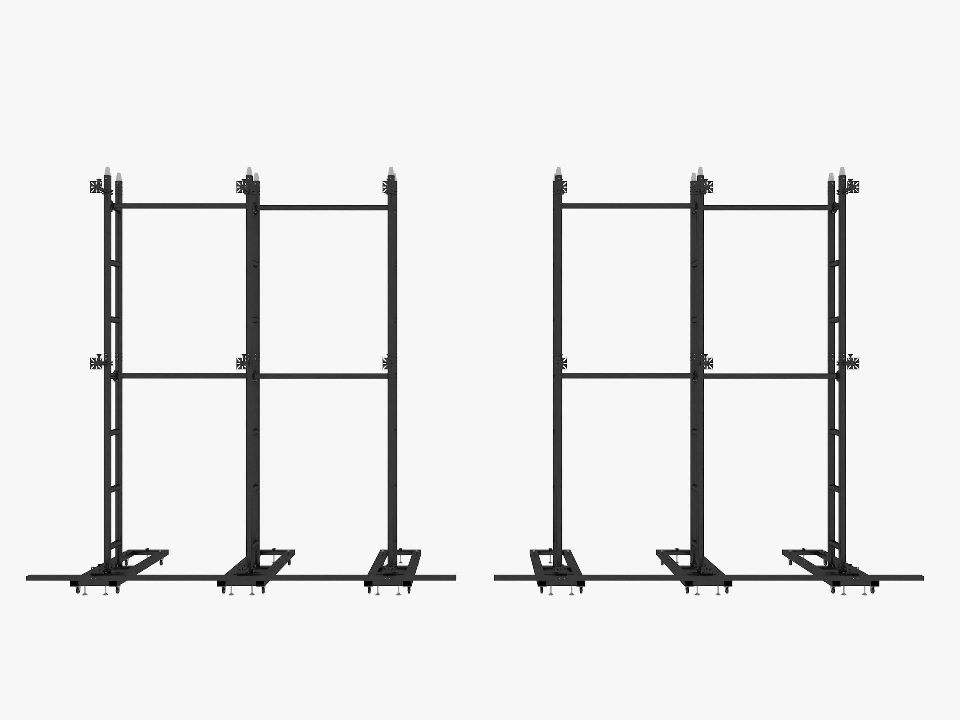 Led video display wall 3D model_8