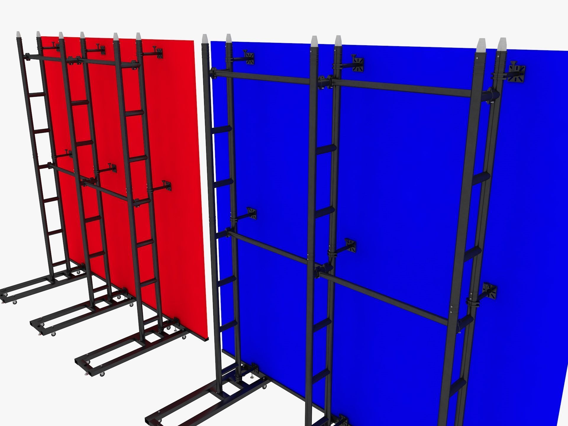 Led video display wall 3D model_6