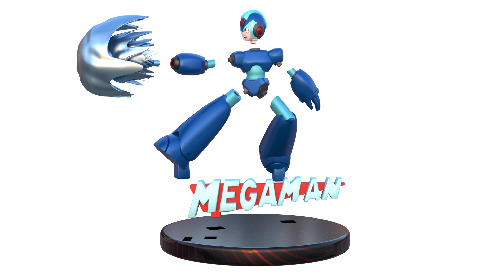 Mega Man 3D Printable Model 3D print model_20