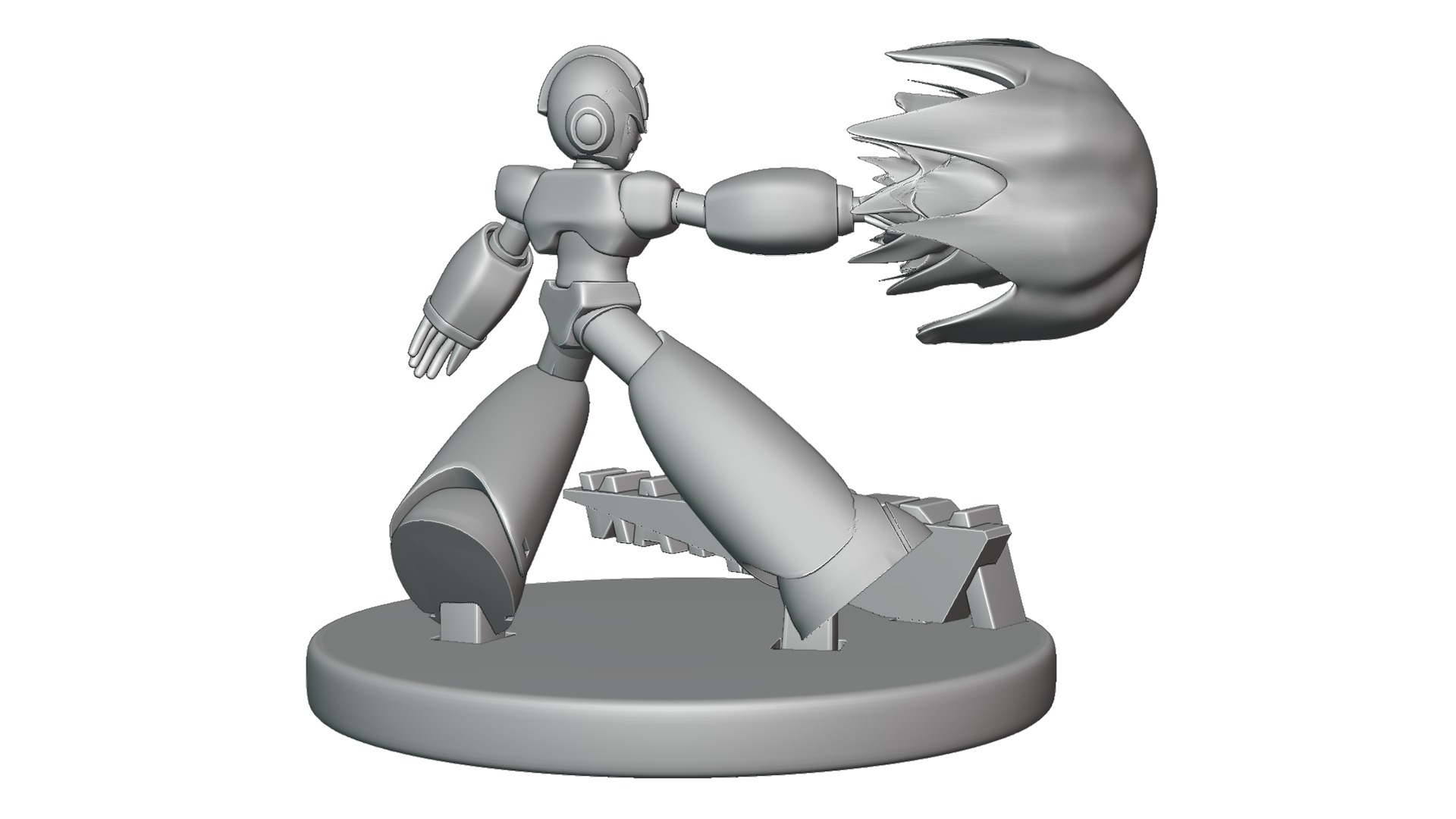 Mega Man 3D Printable Model 3D print model_28