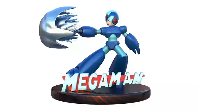 Mega Man 3D Printable Model 3D print model