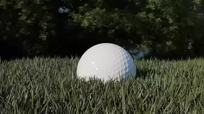Highpoly Golfball