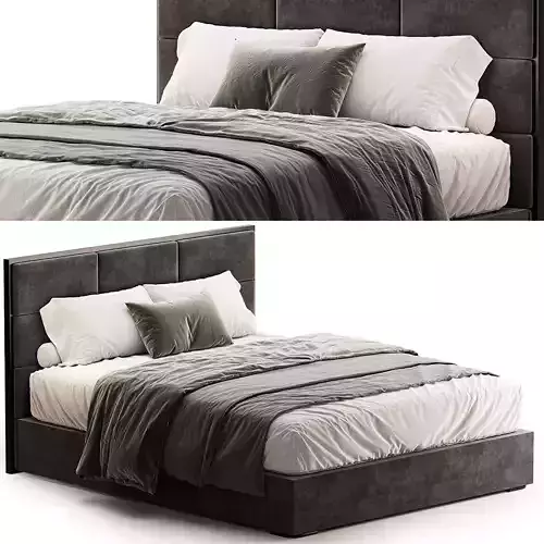 Modern Solid Bed 