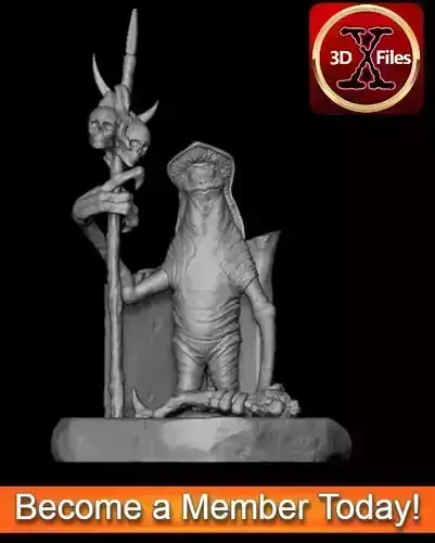 Amanaman - Star Wars Statue - 3D Print File STL