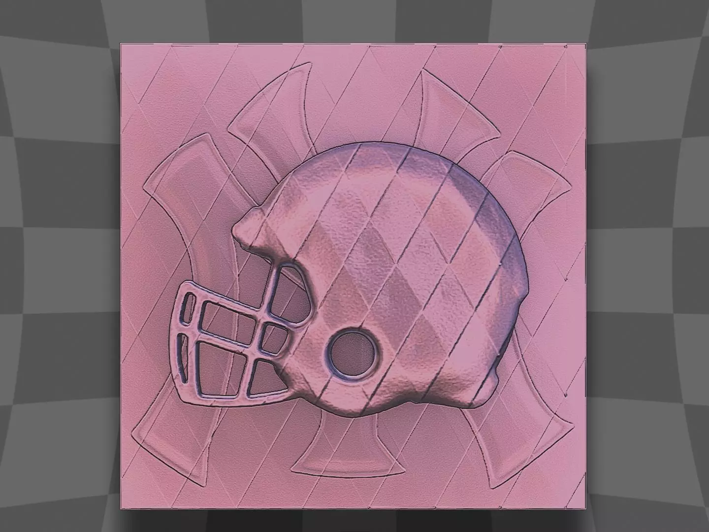 Helmet for 3D 3D print model