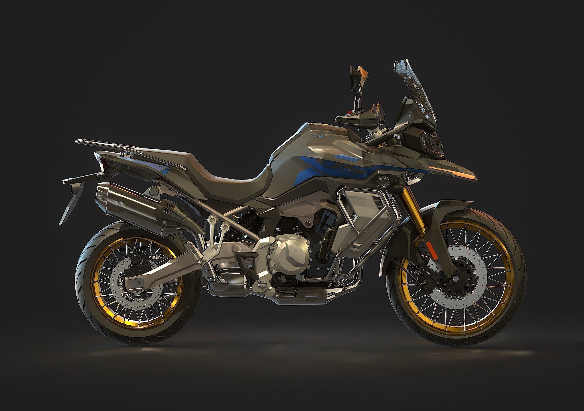 Base model  Voge 900 DSX 2024 3D model_8