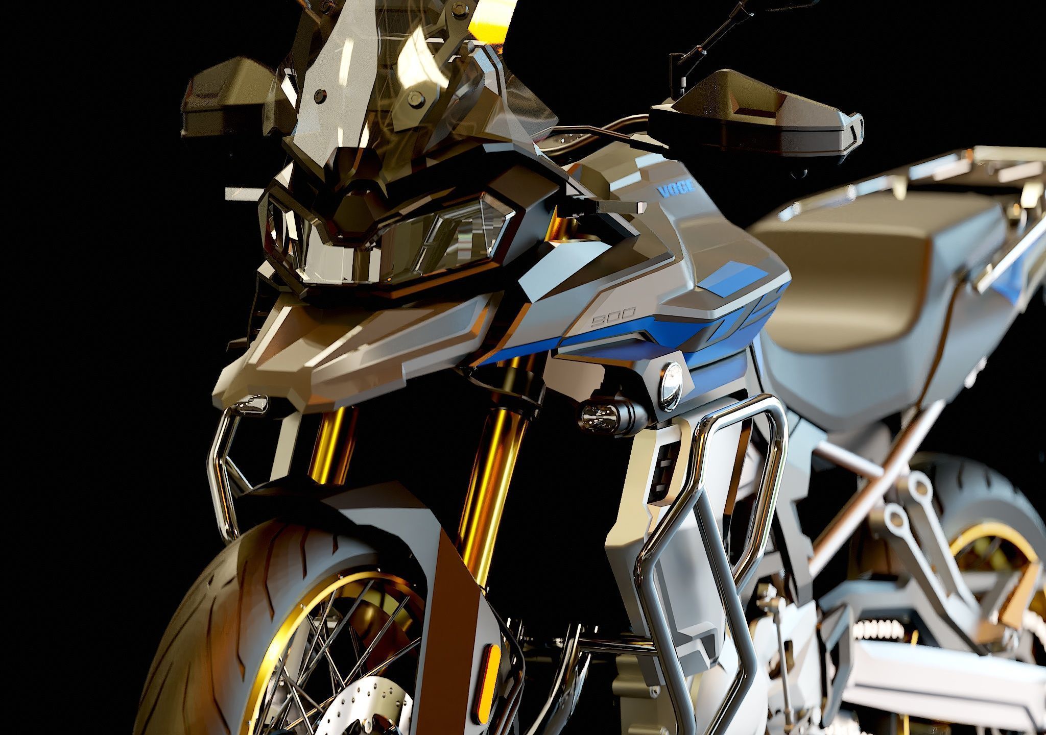 Base model  Voge 900 DSX 2024 3D model_10