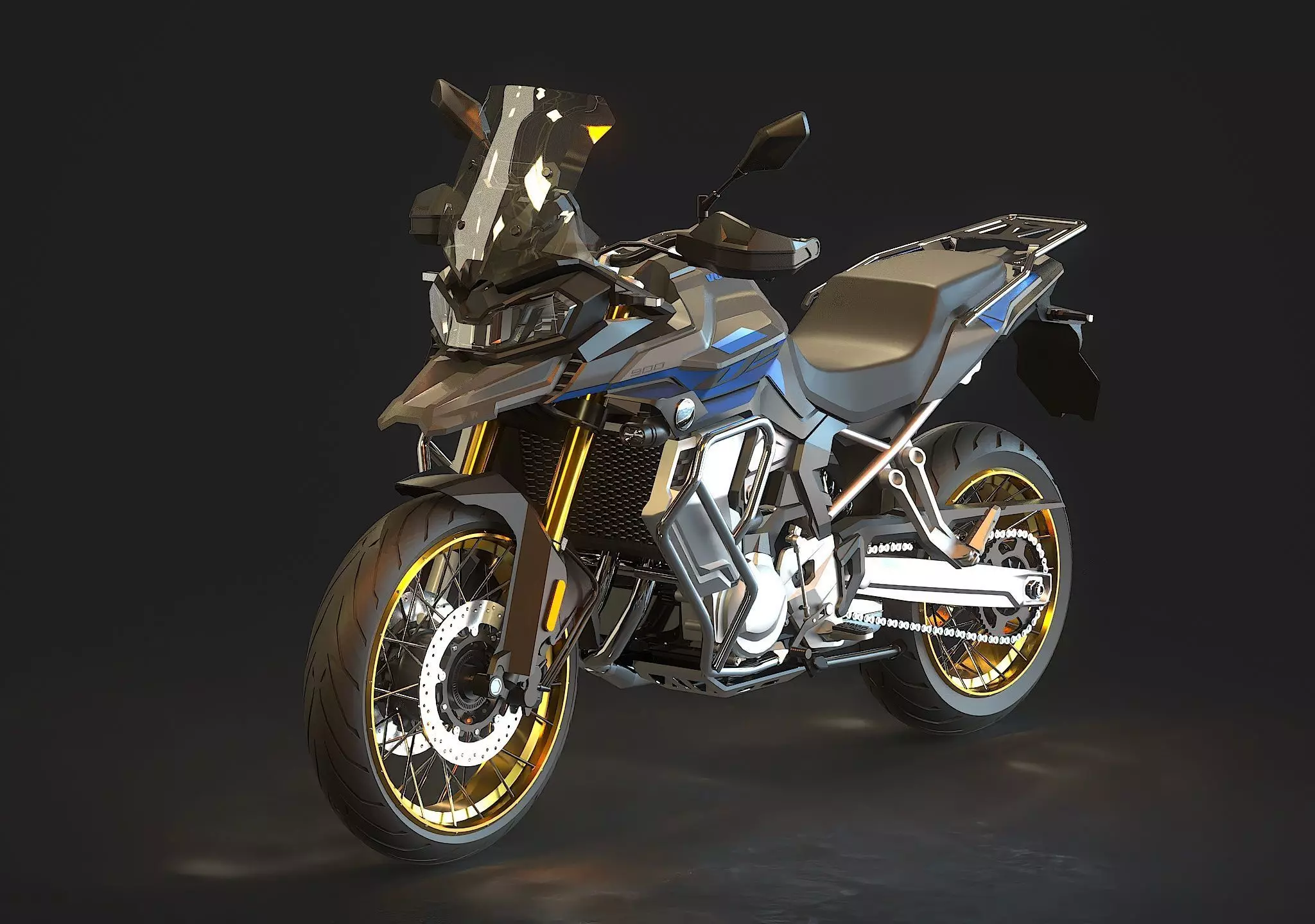 Base model  Voge 900 DSX 2024 3D model_0