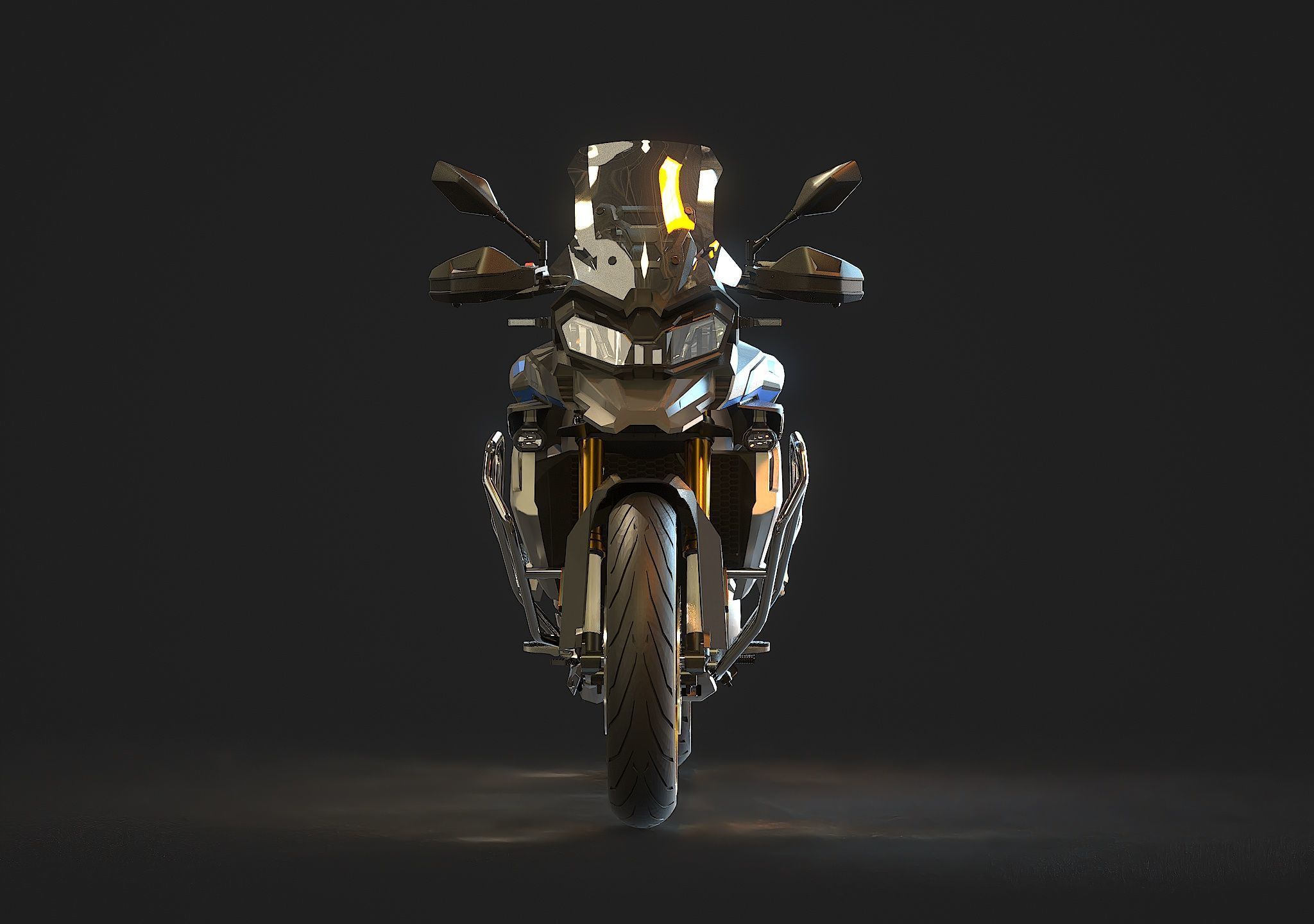 Base model  Voge 900 DSX 2024 3D model_6