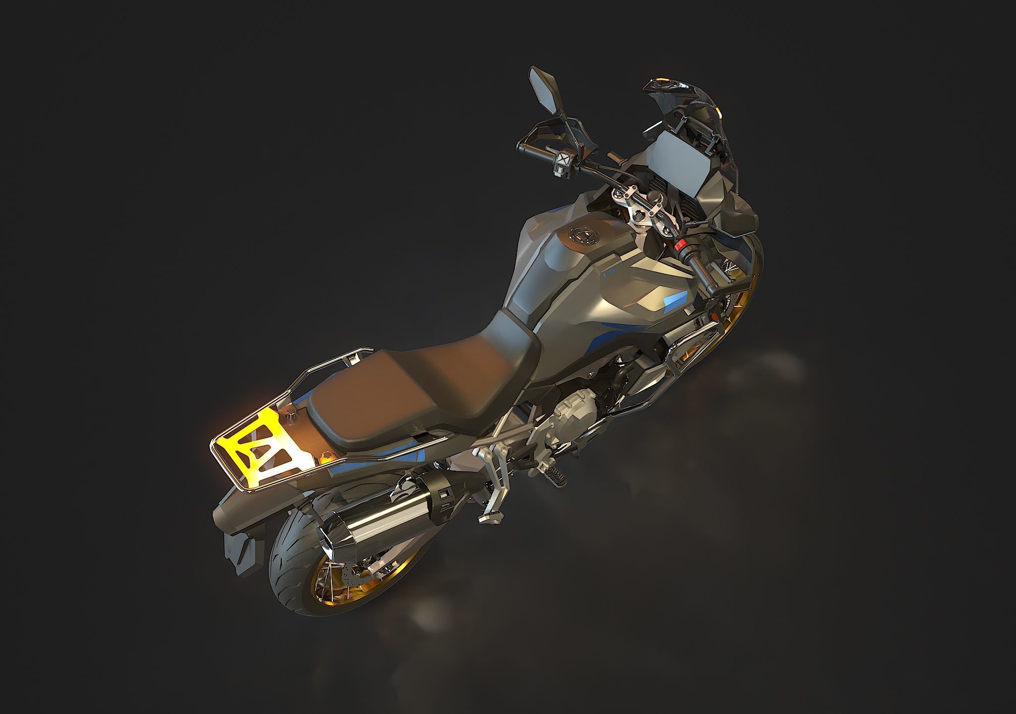 Base model  Voge 900 DSX 2024 3D model_5