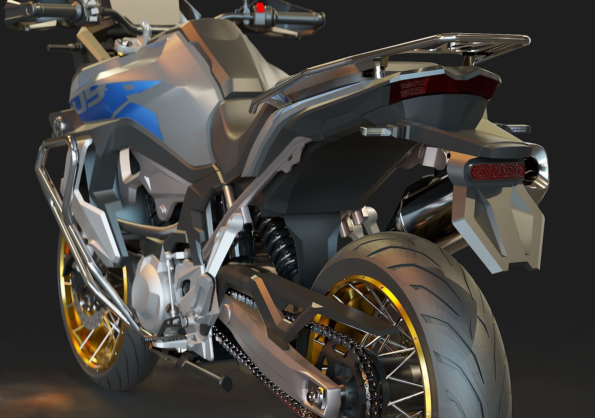 Base model  Voge 900 DSX 2024 3D model_9