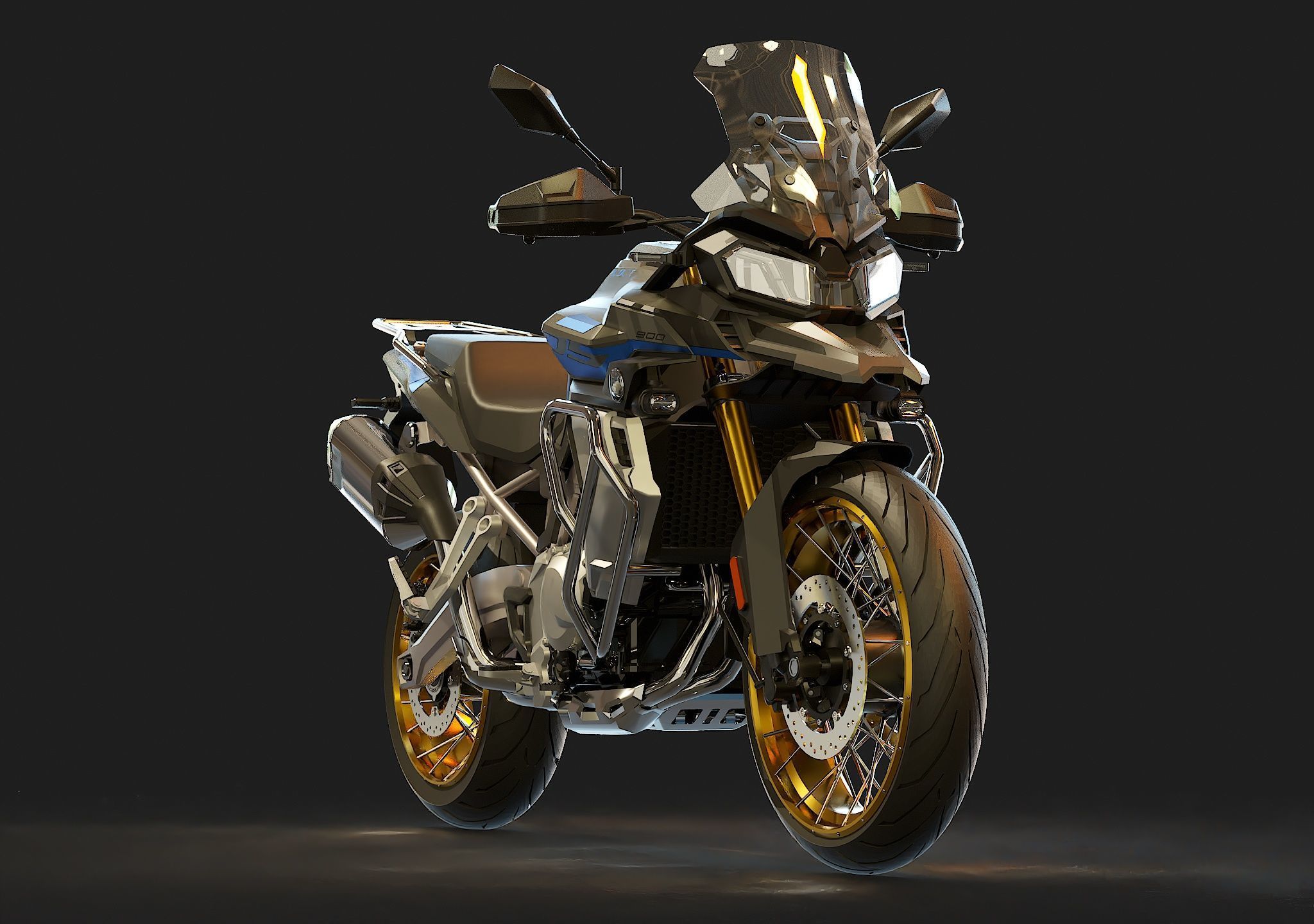 Base model  Voge 900 DSX 2024 3D model_7