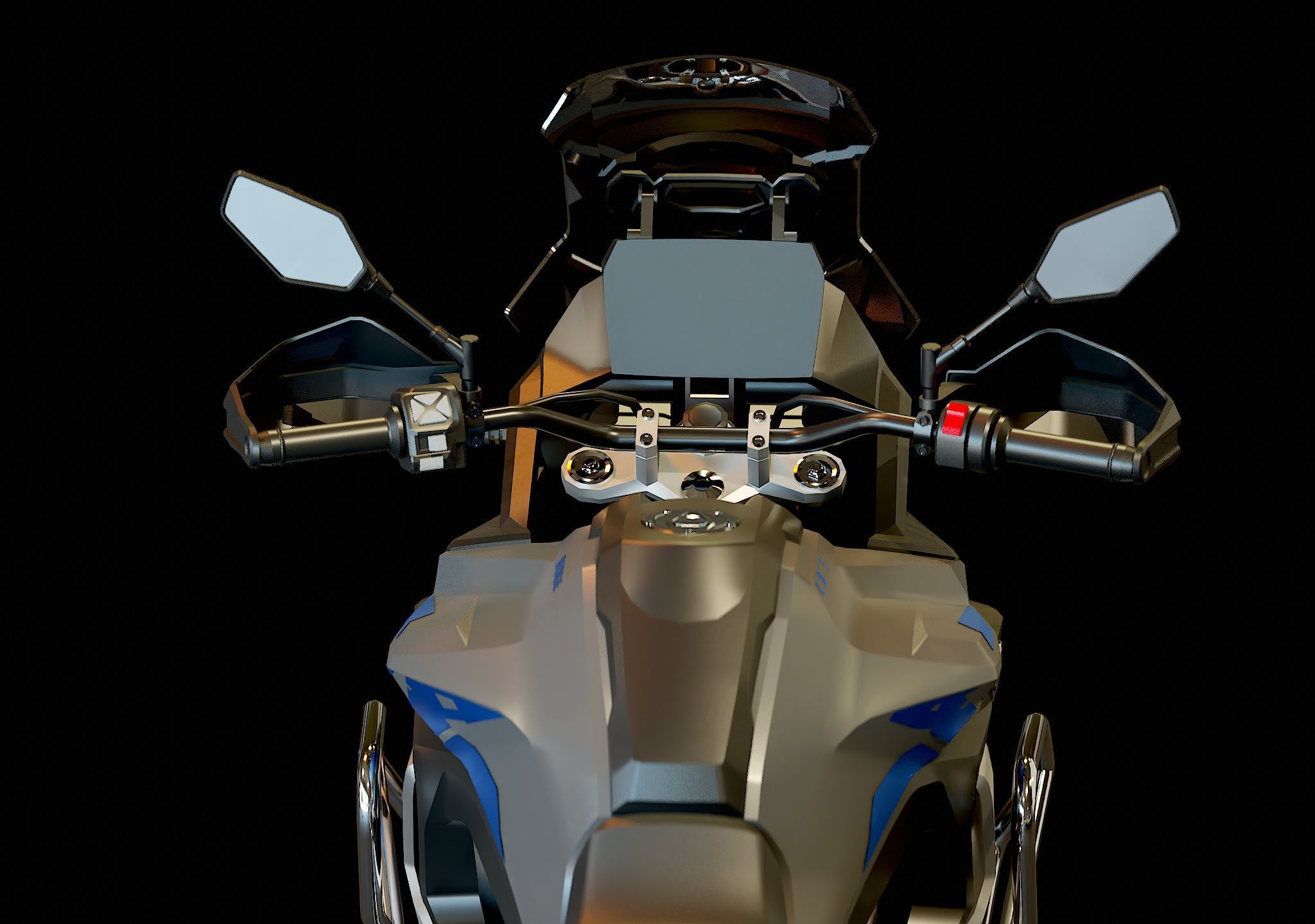 Base model  Voge 900 DSX 2024 3D model_11