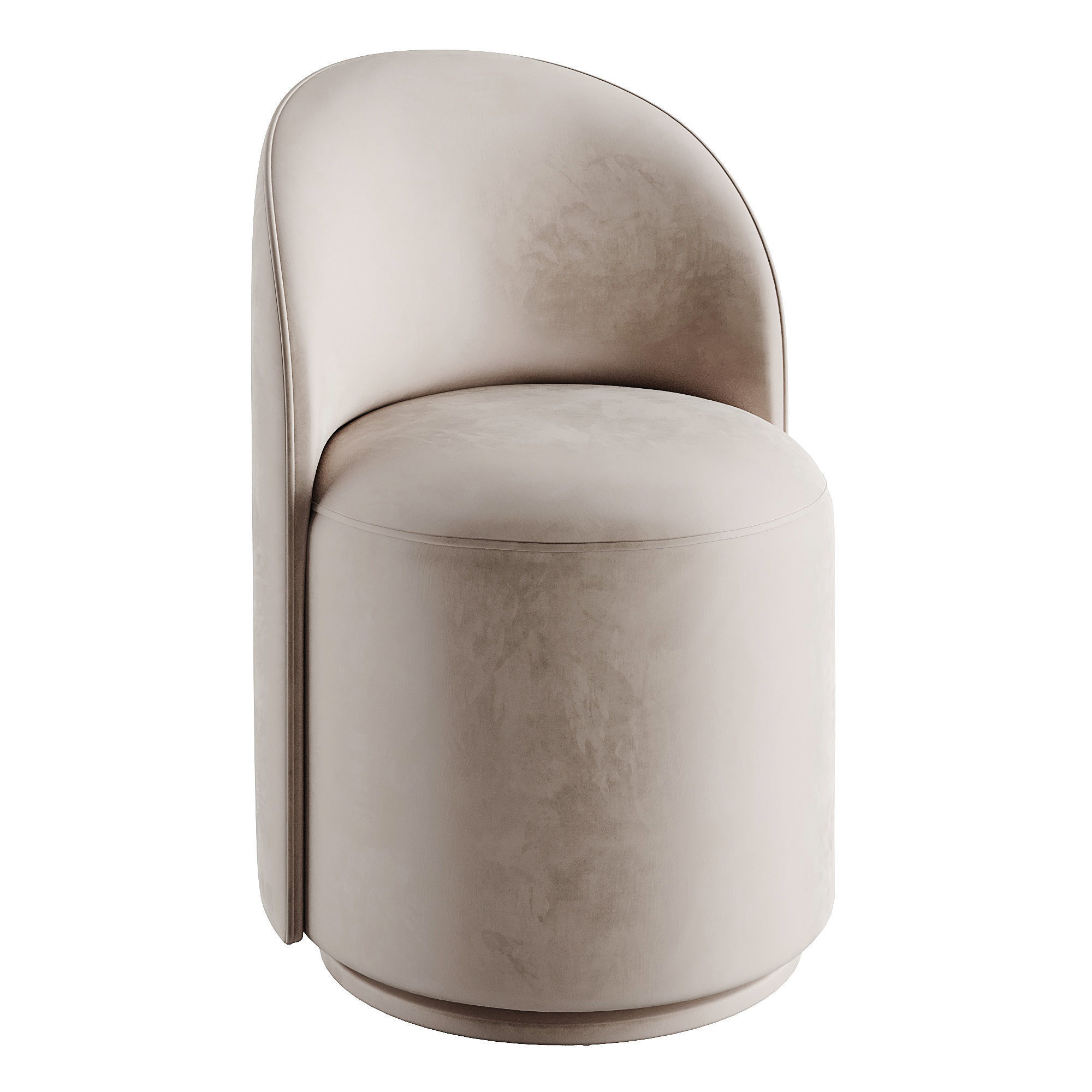 Makeup Vanity Set With Flip-up Mirror 3D model_3