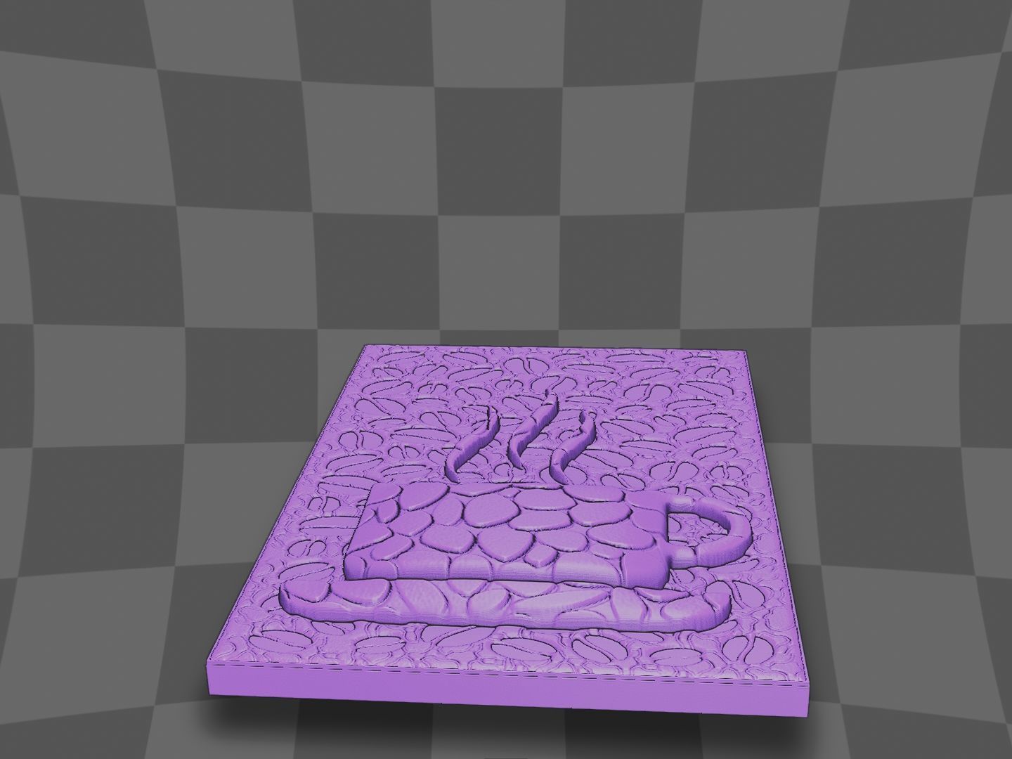 Coffee cup for 3D printing and CNC 3D print model_3