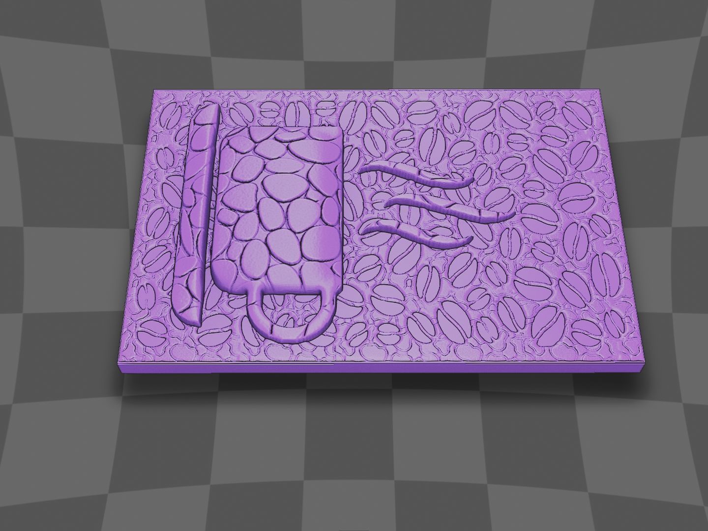 Coffee cup for 3D printing and CNC 3D print model_9