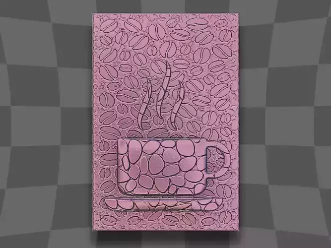 Coffee cup for 3D printing and CNC