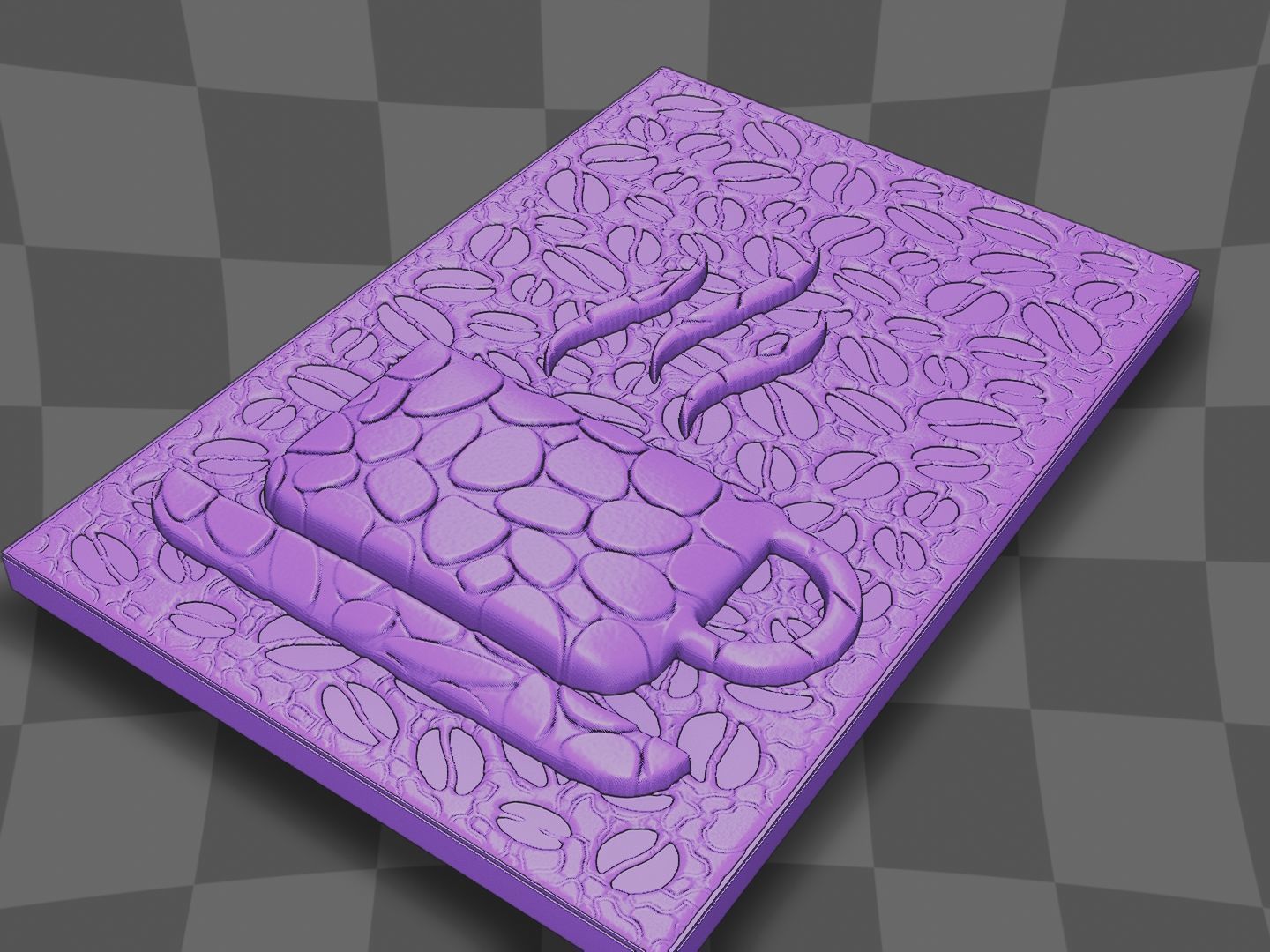 Coffee cup for 3D printing and CNC 3D print model_6