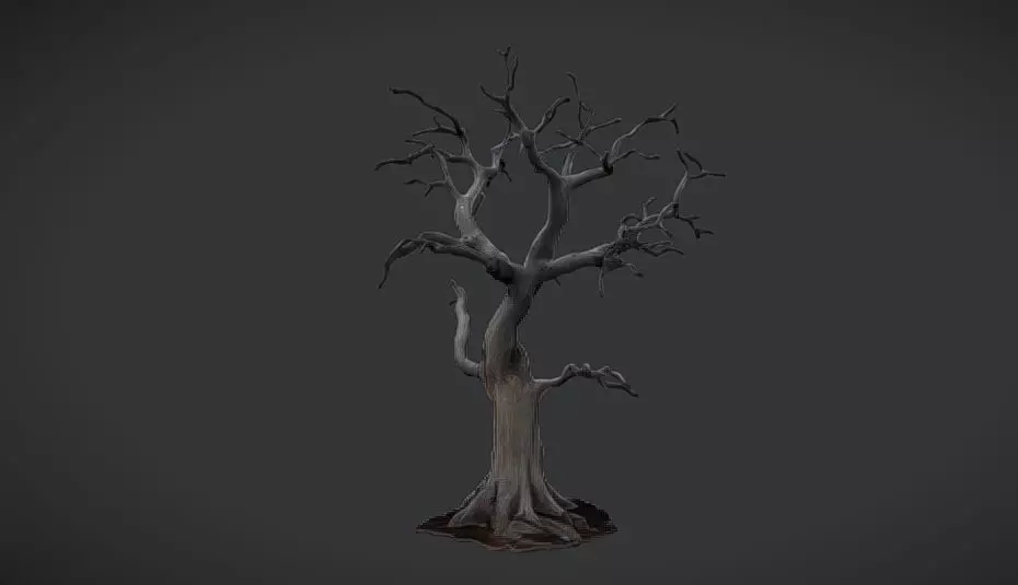 Ethereal Elegance Dead tree 3D model_0
