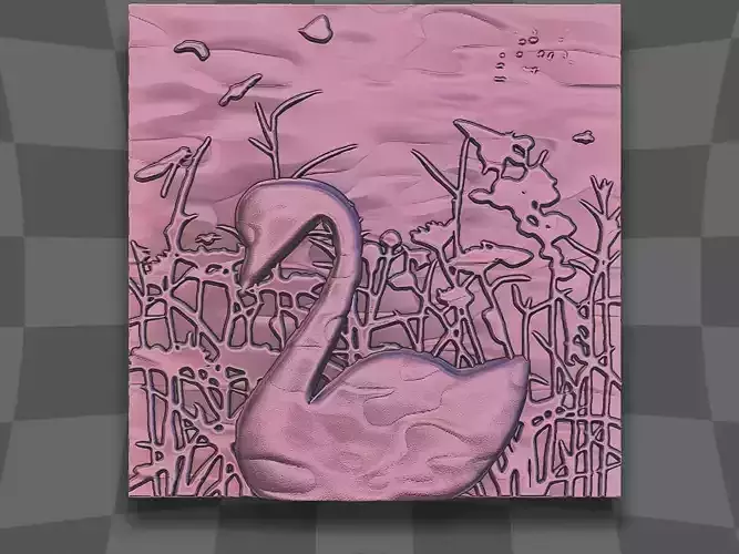Goose for 3D printing and CNC 3D print model