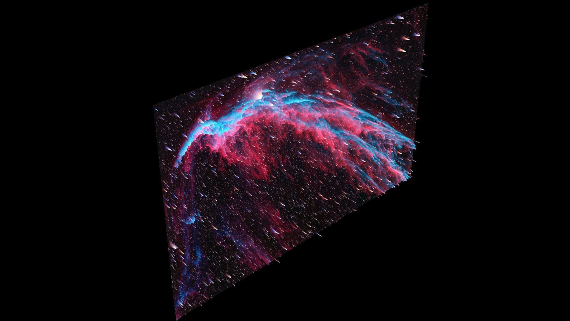 Veil Nebula 3D model_1