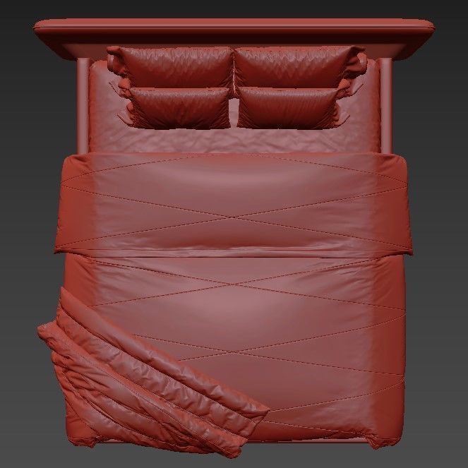 Barry Bed  3D model_3