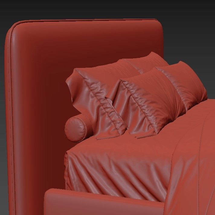 Barry Bed  3D model_4
