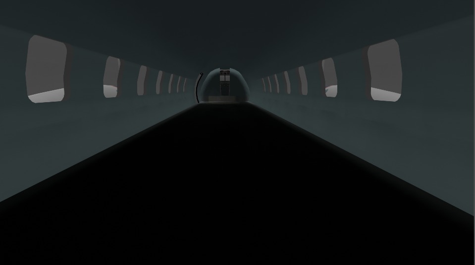 Airplane Low-poly 3D model_7