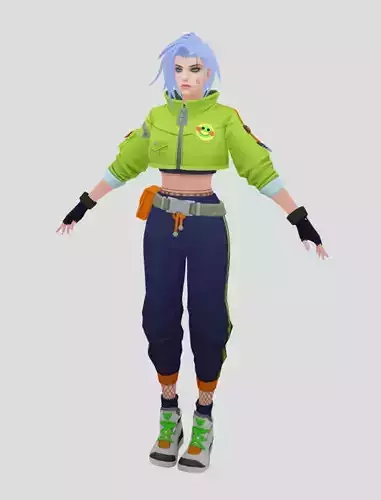   Benedetta Street Blow in Futuristic Style