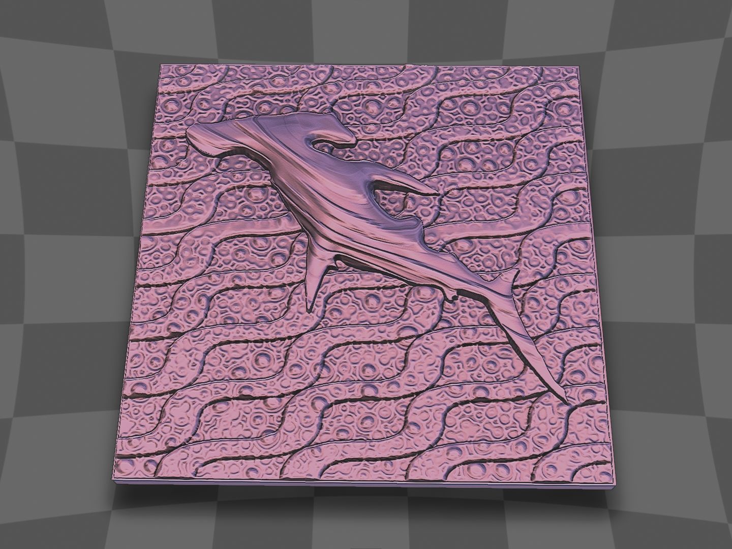 Hammerhead shark design for 3D printing 3D print model_6