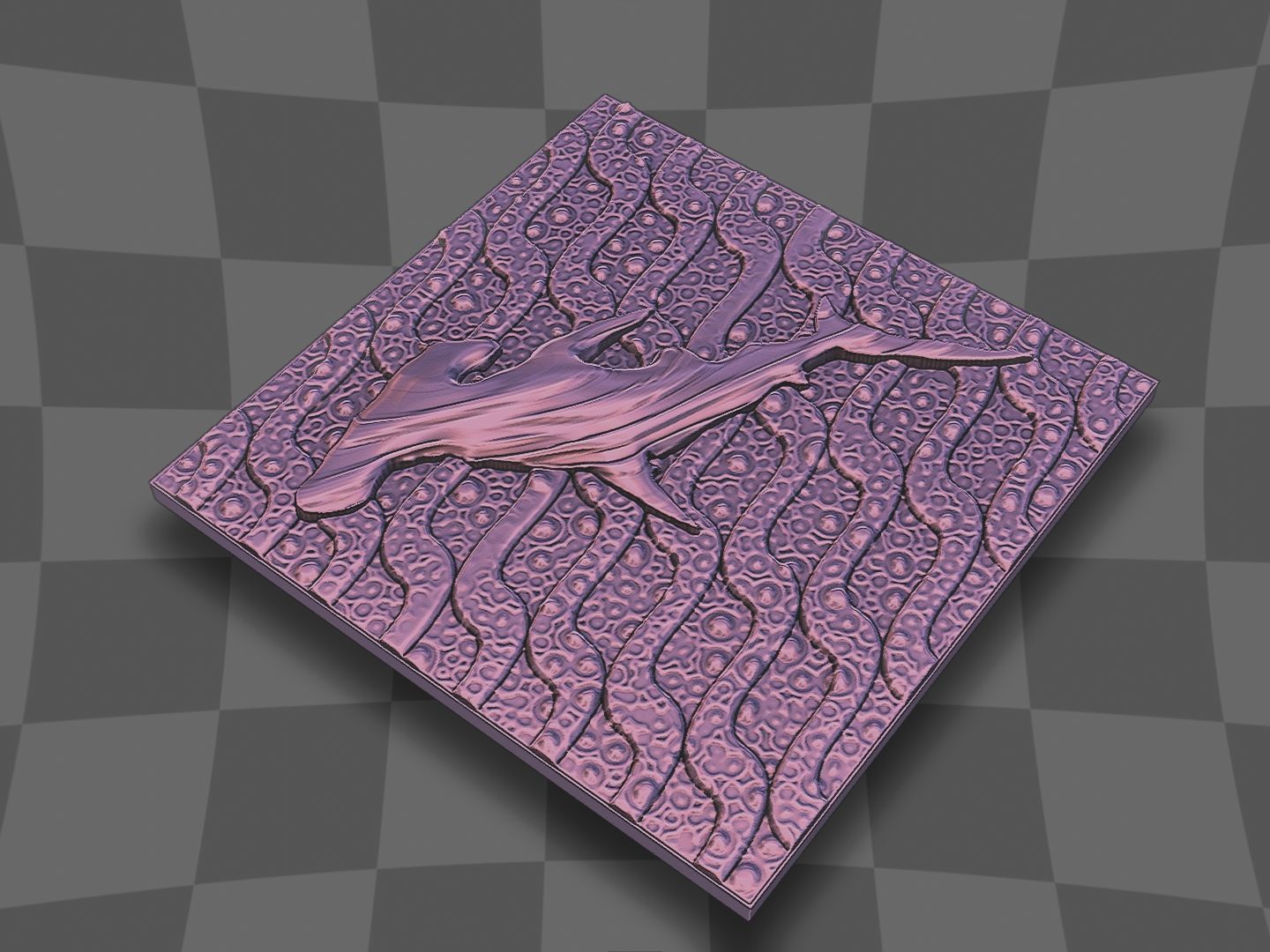 Hammerhead shark design for 3D printing 3D print model_7