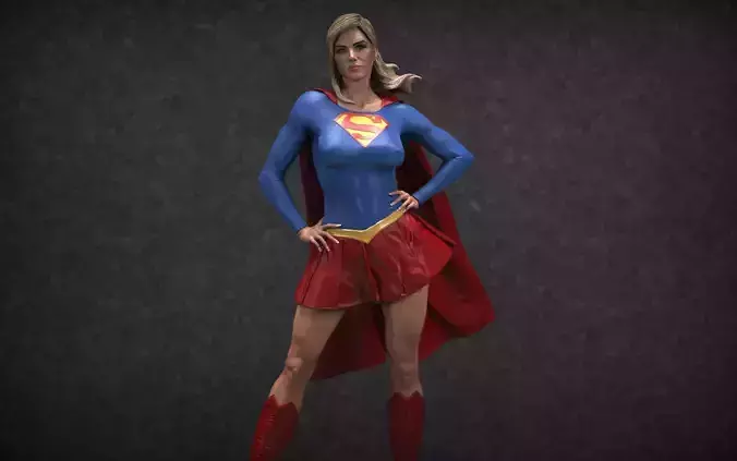 Supergirl statue