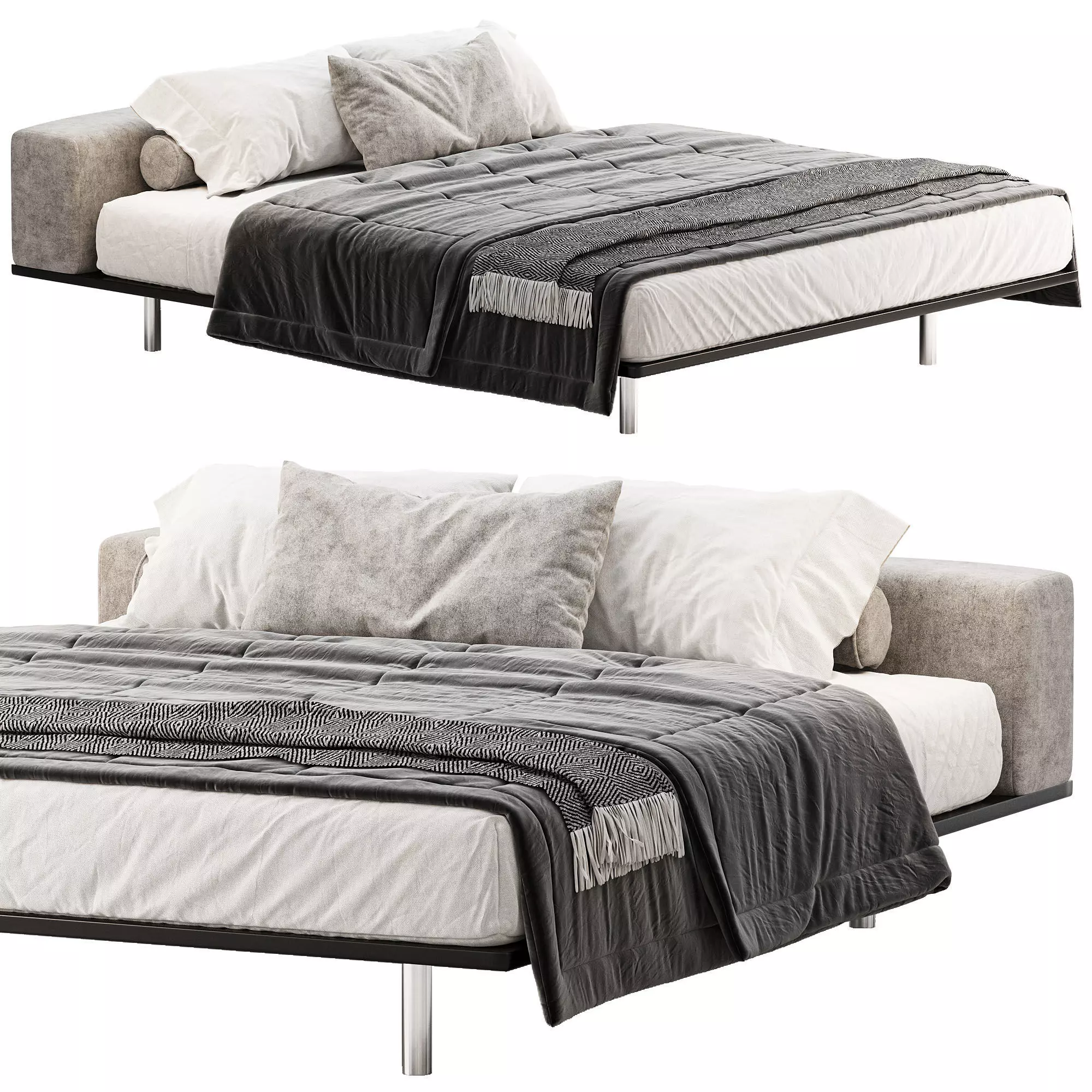 Strict Bed 3D model_0