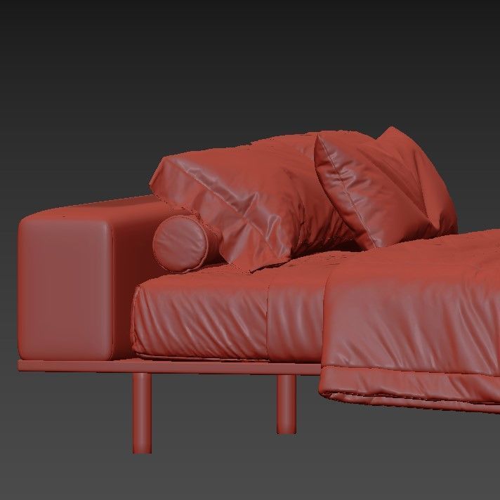Strict Bed 3D model_3