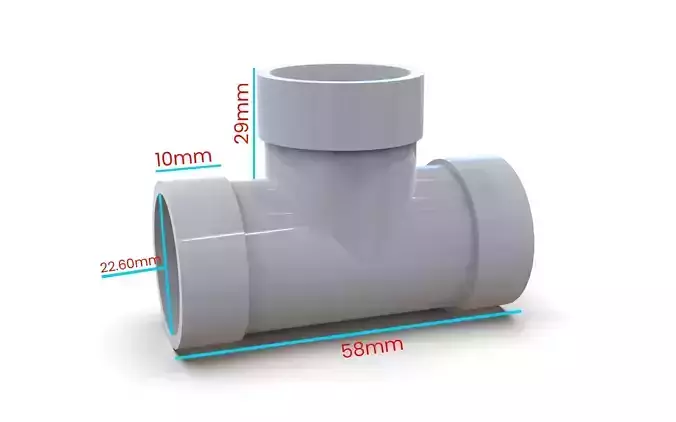 PVC T Joint pipe