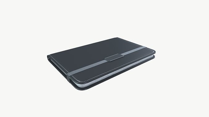 Notebook Low-poly 3D model