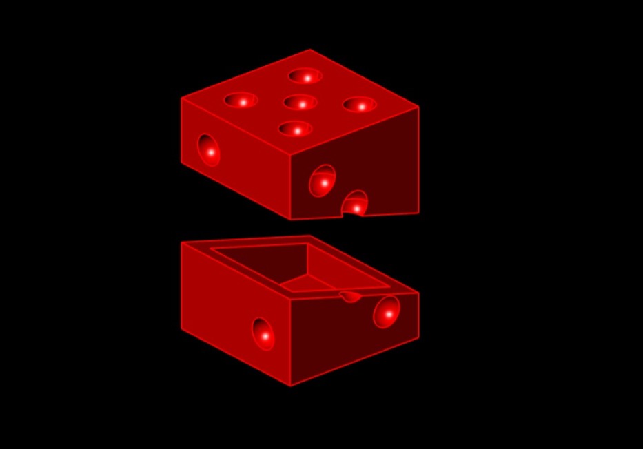 3D Dice 10x10x10 3D Printable File 3D print model_3