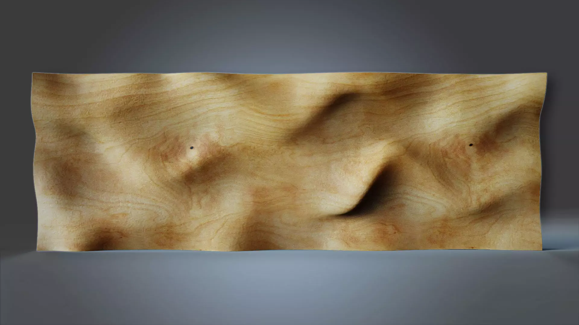 Wavy Wall Art Panel 3D model_0