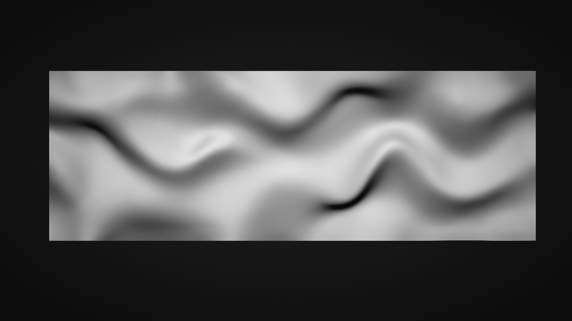 Wavy Wall Art Panel 3D model_3
