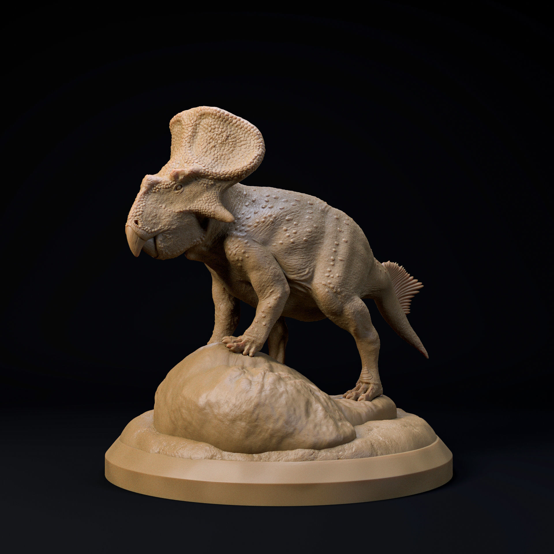 Protoceratops 32mm scale pre-supported dinosaur 3D print model_2