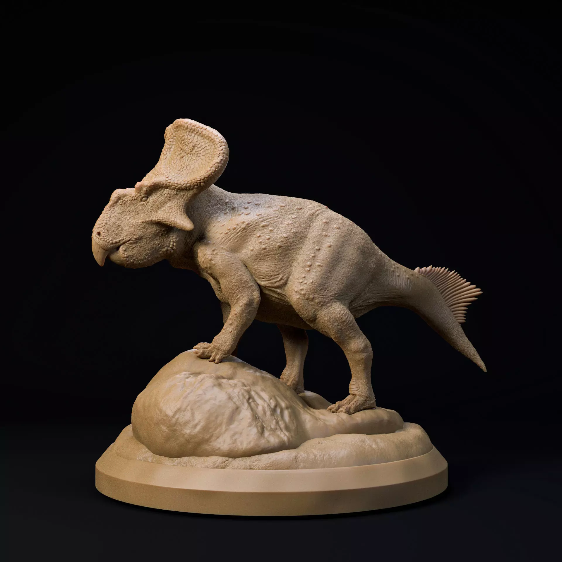 Protoceratops 32mm scale pre-supported dinosaur 3D print model_0