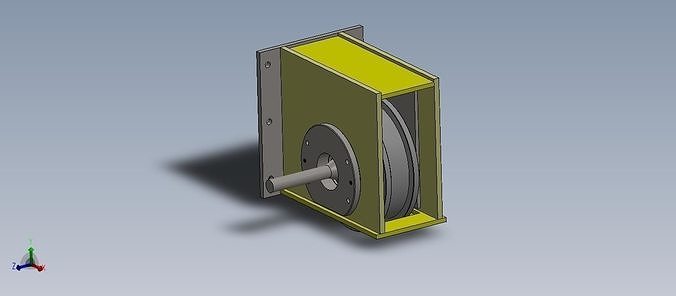 Wheel Block for Crane 3D model
