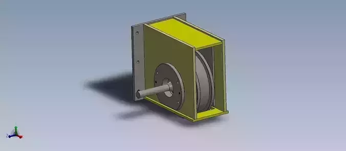 Wheel Block for Crane 3D model