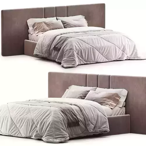 Ribeira Beige Double Bed