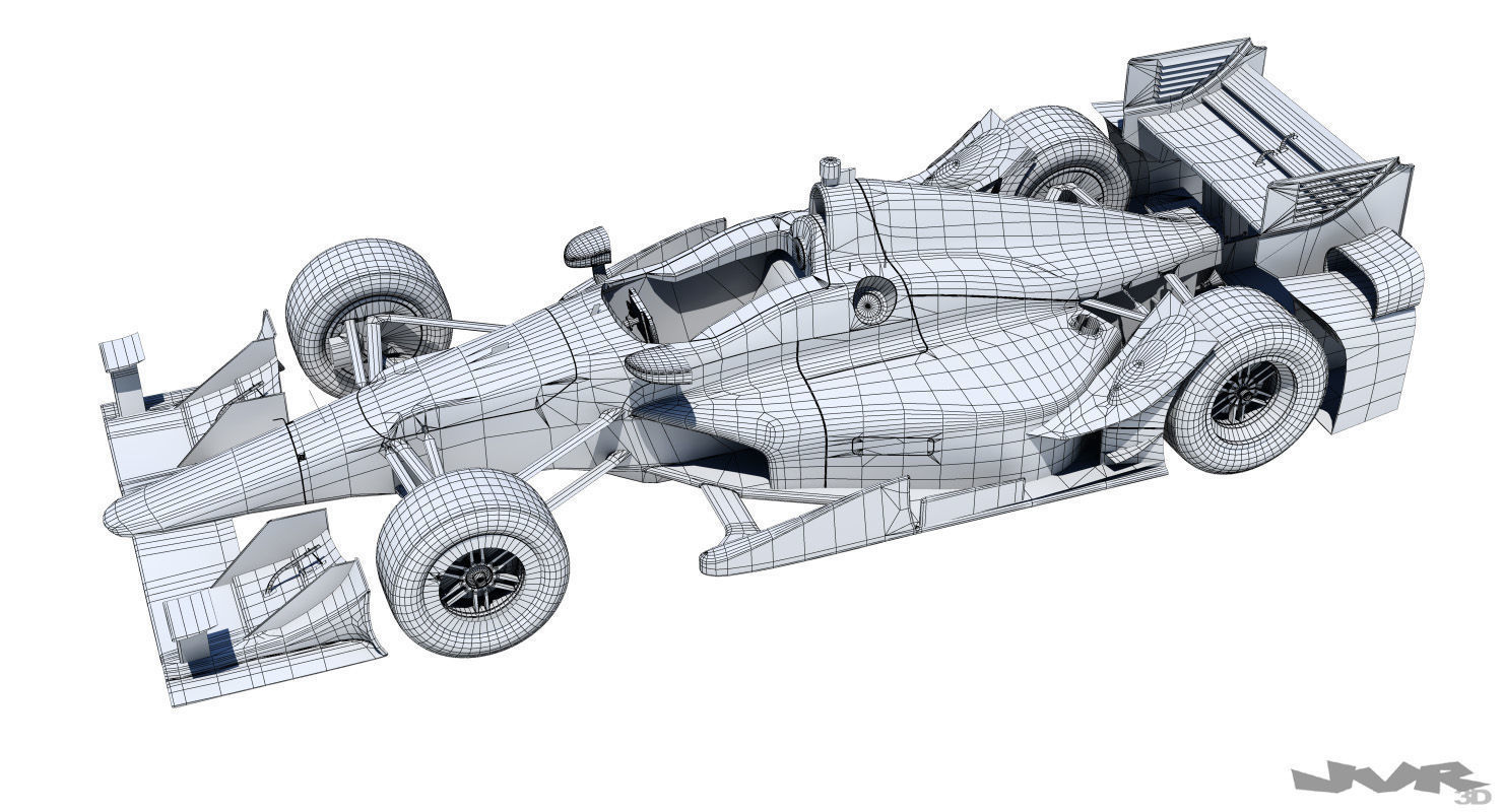 Indycar 2015 Chevrolet - Road and Oval 3D model_11